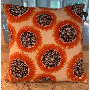 Crate & Barrel 20x20 Decorative Indoor/Outdoor Pillow